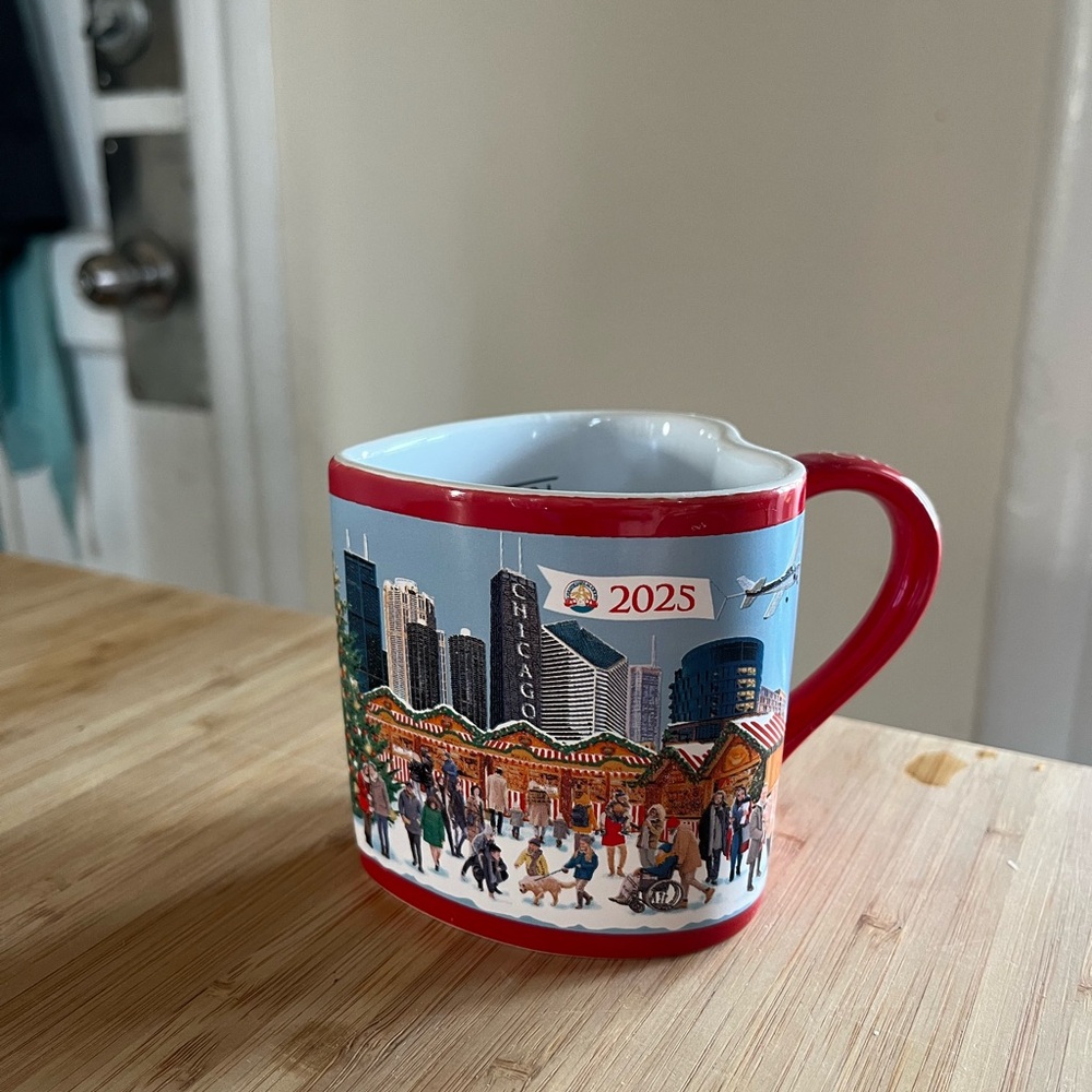Christkindlemarket Chicago 2025 Red Skyline Mug
